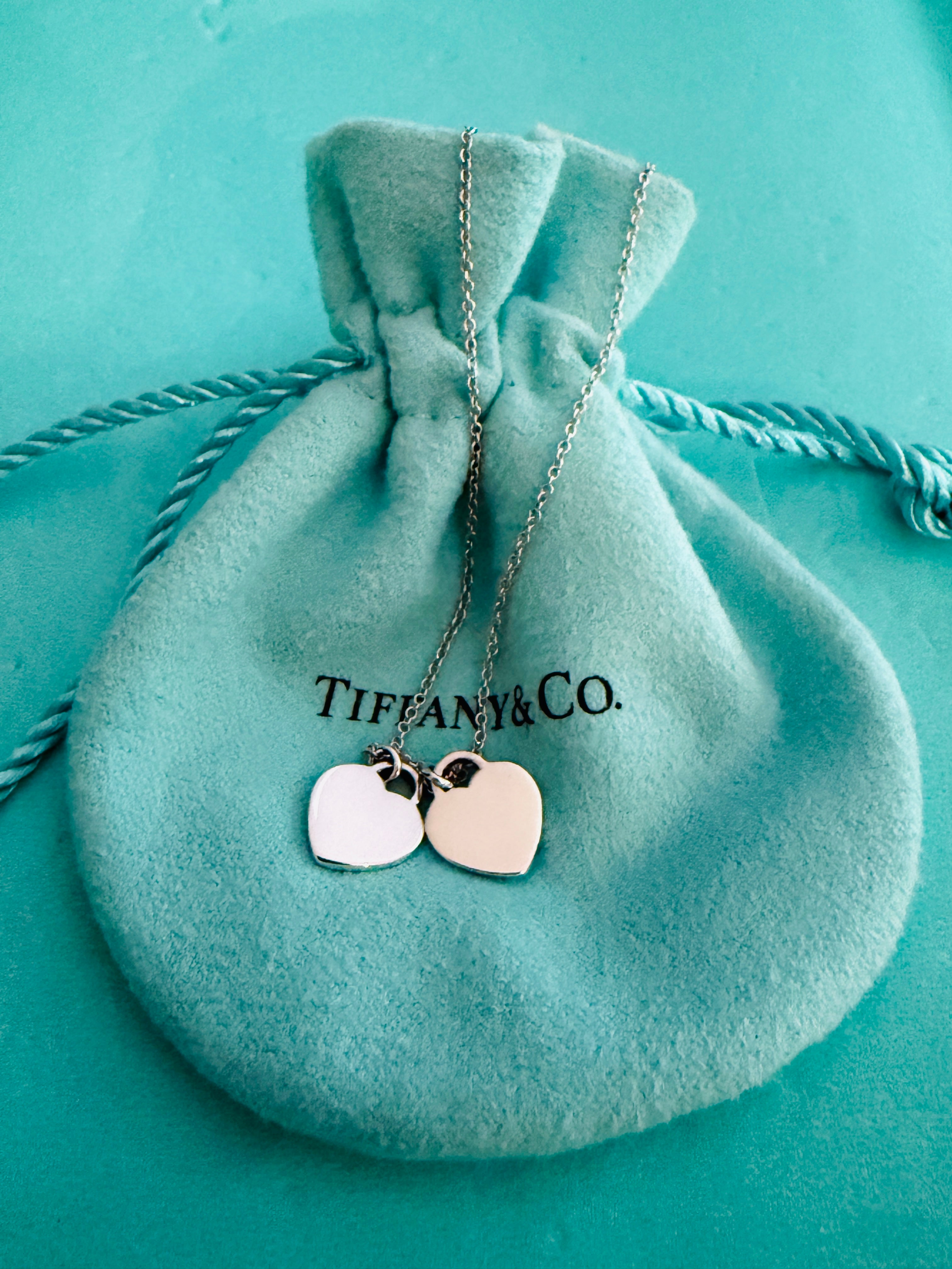 Tiffany & Co. Mini Double Hearts Necklace