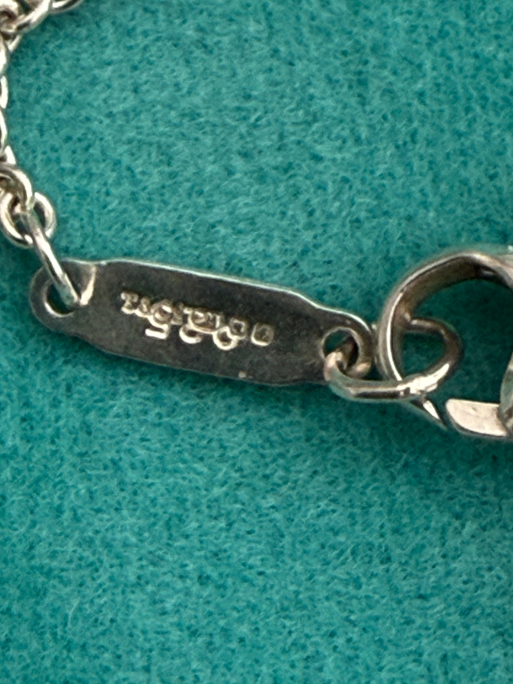 Tiffany & Co. Sterling Silver 1837 Padlock Lock Chain Necklace 16inches