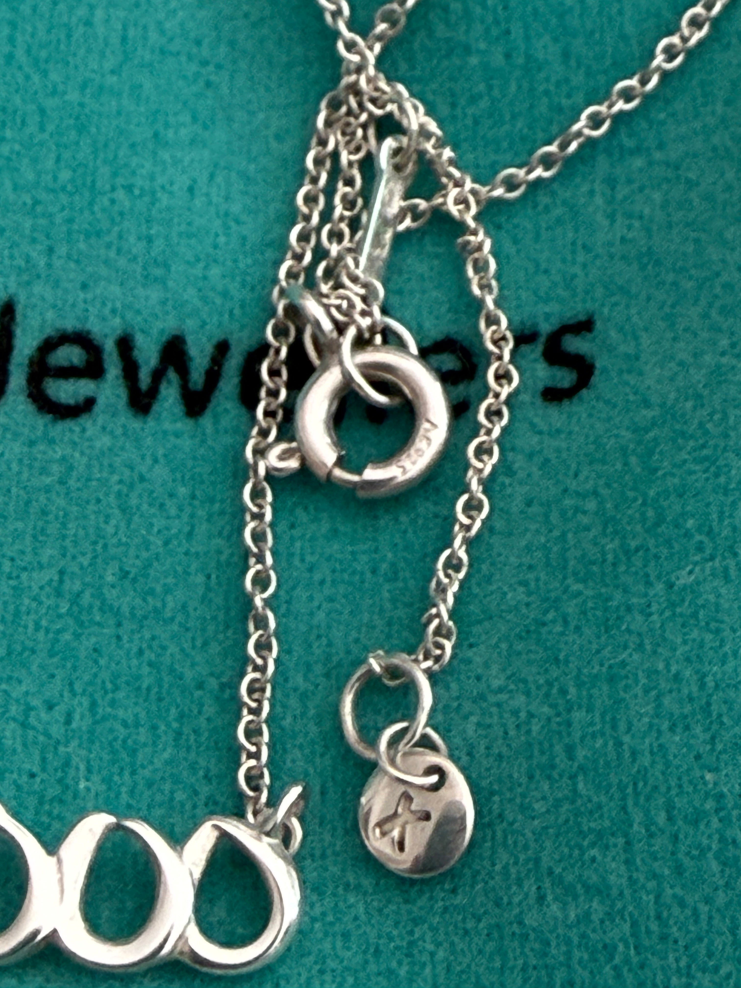 Tiffany & Co. Sterling Silver Paloma Picasso XO Graffiti Necklace