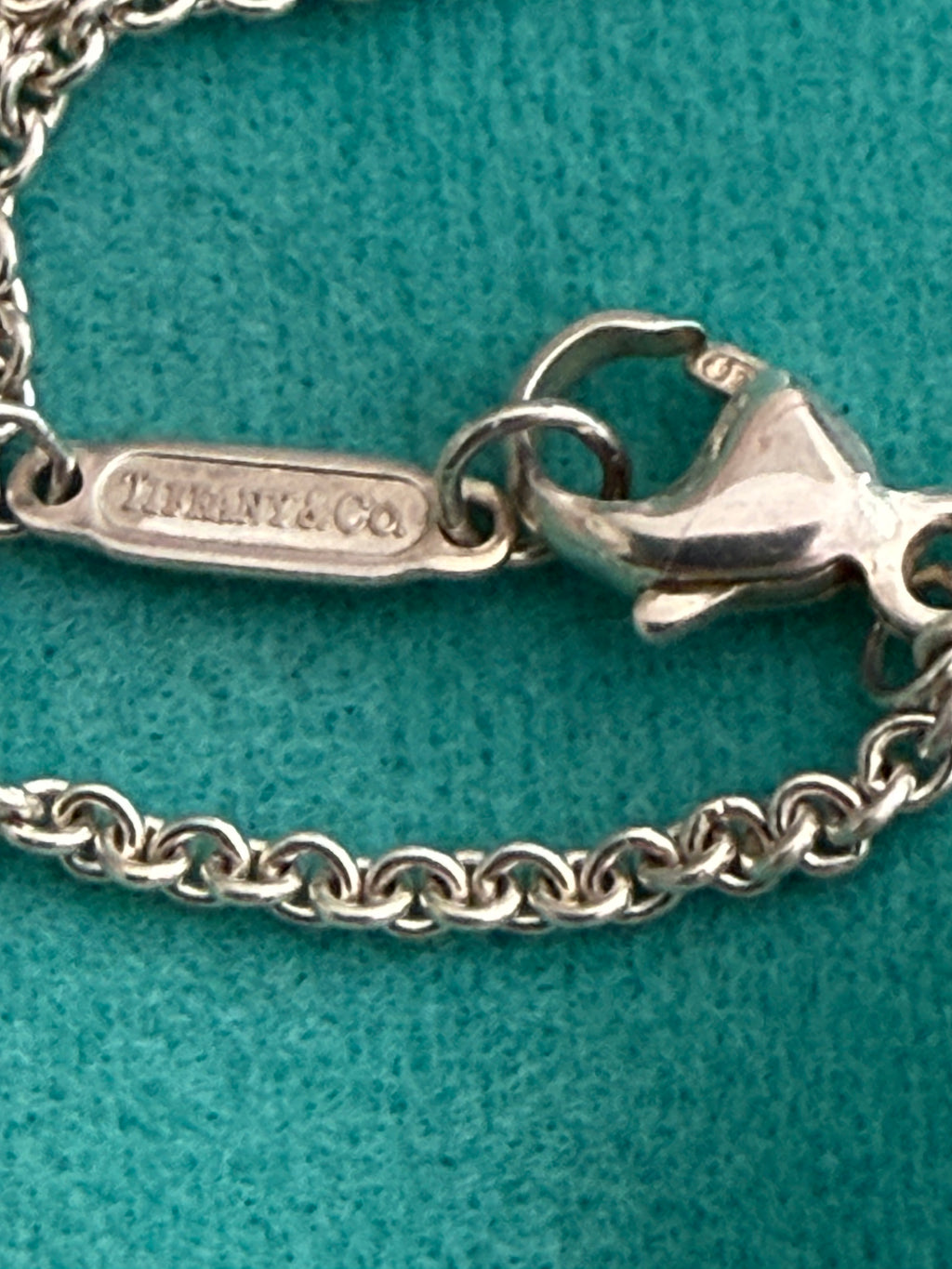 Tiffany & Co. Sterling Silver 1837 Padlock Lock Chain Necklace 16inches