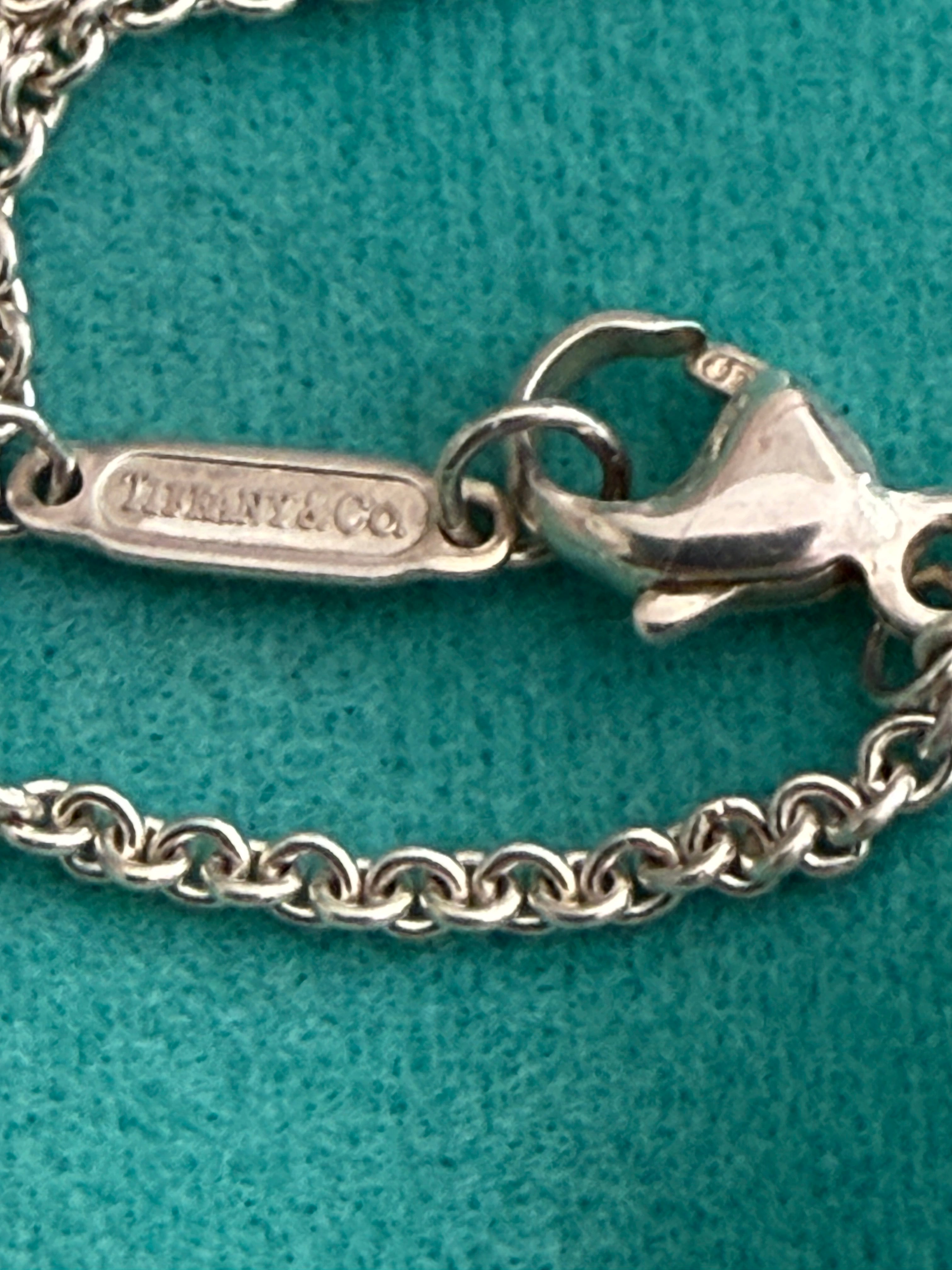 Tiffany & Co. Sterling Silver 1837 Padlock Lock Chain Necklace 16inches