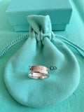 Tiffany & Co Please Return To Tiffany Double Diamond Ring Size L 1/2