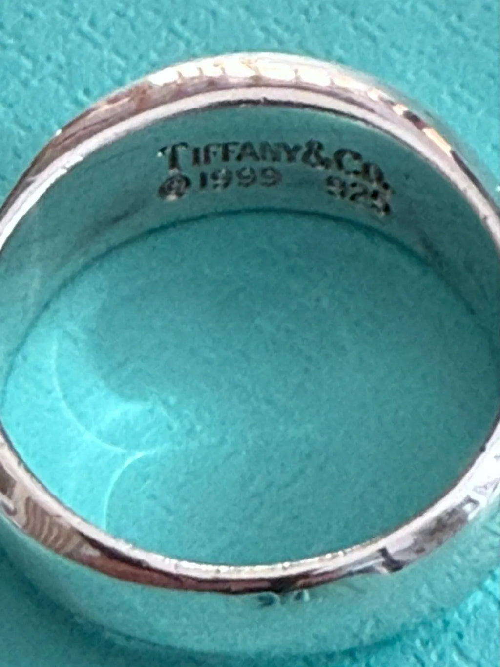 Tiffany & Co Sterling Silver Dome Twist Ring Size 15.3 mm / I½
