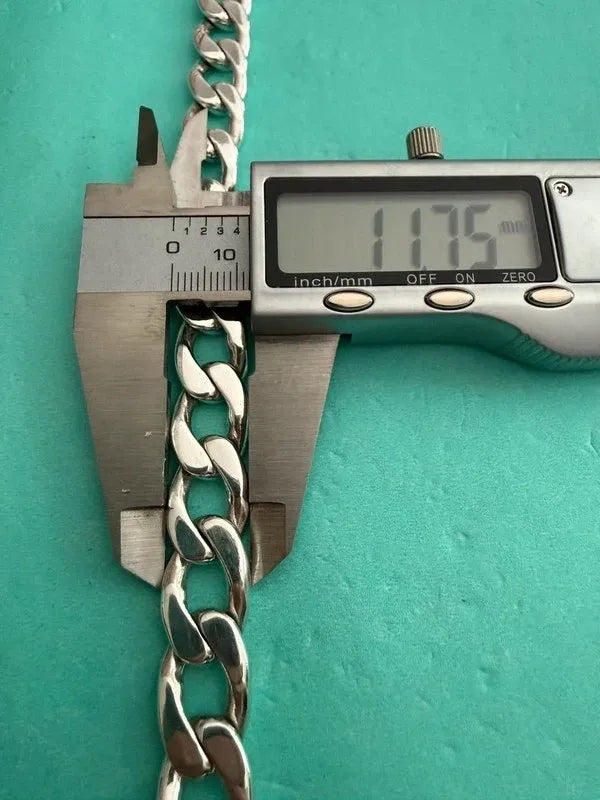 Sterling Silver Curb Link Bracelet – 8”
