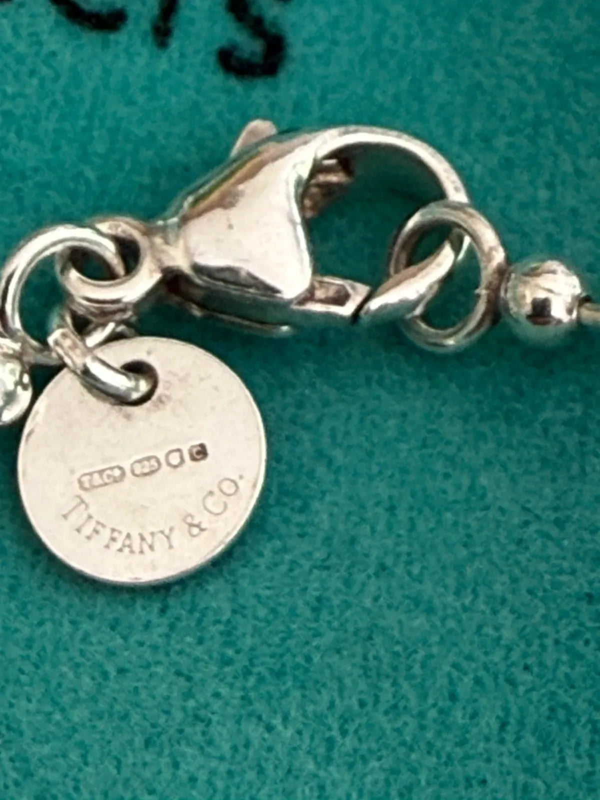 Tiffany & Co. Please Return To Tiffany Heart Tag Beaded Necklace 34 (Heart Tag beaded necklace by Tonys Jewellers)